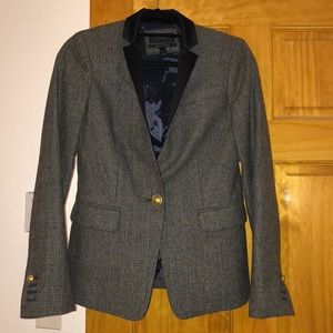 New J.CREW Plaid Blazer
